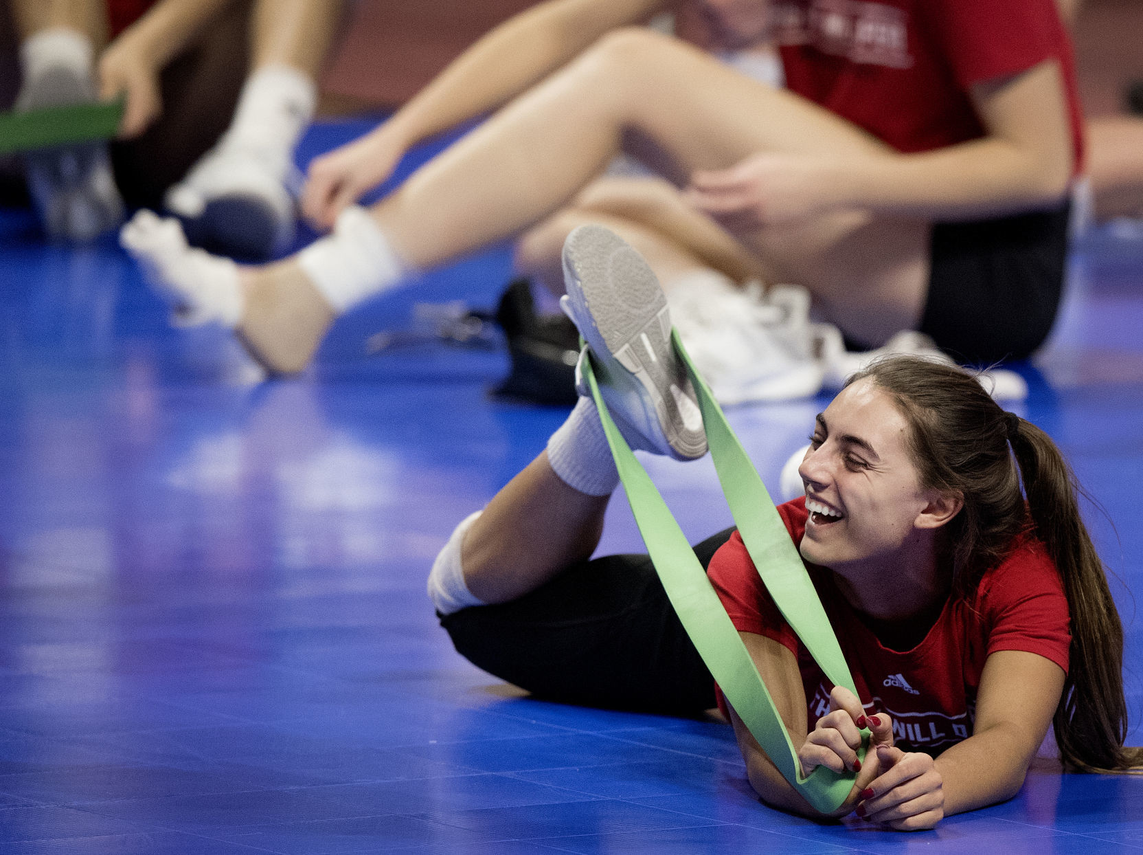 Nebraska Volleyball Practice in Minneapolis, 12.06